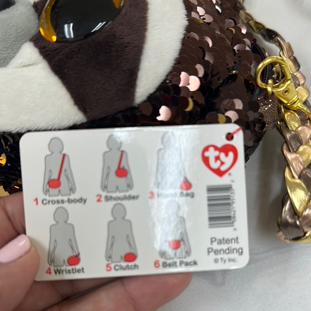 Kids Sequin Sloth Bag - Picture 5 of 8